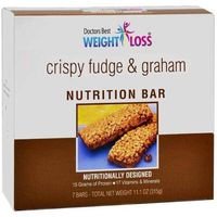 Doctors Best - High Protein Crispy Nutrition Bar | Fudge & Graham | 7/Box