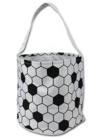 Sporty Soccer Easter Halloween Candy Basket Bucket snack bags children kids practice