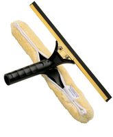 Ettore Professional Brass Backflip Window Cleaning Combo Tool, 18-inch