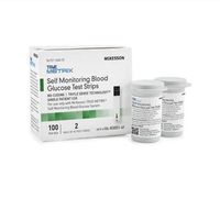 McKesson 06-R3051-41 True Metrix Self Monitoring Blood Glucose Test Strip, Box of 100