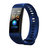 Sphygmomanometer,Heart Rate Monitoring,Intelligent Light Screen,Calorie Consumption Record,Blood Oxygenation Test,Sleep Monitoring Motion Synchronization Blood Pressure Monitor,Blue