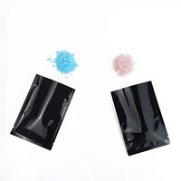 Black Heat-Sealable Portable Open-Top Mylar Single-Serving Sample Packets (0.28 oz (2.4" x 3.5"))