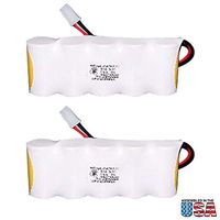 (2-Pack) Emergency/Exit Lighting Battery Fits and Replaces Prescolite E8208-10-00 REV P 39/93 ENB0604 Lithonia ELB0604N, Lithonia ELB0604N1, Lithonia ELB0604NI Panasonic GL5000DF5L