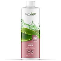 Pure Aloe Vera Juice Plus Diabetic Support by Curaloe | Enhanced with Herbal Essential Oil Extracts | Men and Women Nutrition | Cleanses | Naturally Boosts Health, Energy & Vitality |Organic Drink