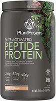 PlantFusion Elite Activated Peptide Protein Powder| Protein Supplement| Plant Based Vegan | 30g Protein| Supports Lean Muscle, Energy & Fat Burning | Non Whey | Chocolate 1.49 Pound