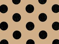 Black Polka DOTS on Kraft Brown Tissue Paper for Gift Wrapping 20"x30" Sheets (10)