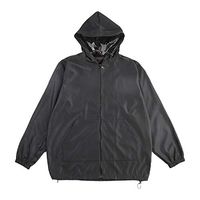 discountstore145 Reusable Anti Dust Isolation Clothing Jacket Protective Suit Black M