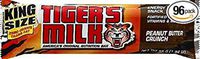 Tigers Milk King Size Peanut Butter Crunch Bar - 12 per pack -- 96 packs per case.