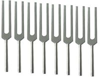 Ira Industry 8 Harmonic Spectrum Tuning Forks with Mallet and Pouch