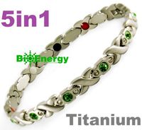 Magnetic Energy Germanium Armband Power Bracelet Health Bio 5in1 Bio 01459