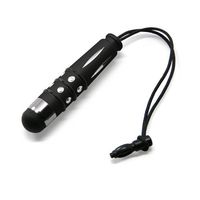 BoxWave iPad 2 Stylus Pen, [mini Capacitive Stylus - Sparkle Edition] Mini Rubber Tip Capacitive Stylus Pen for Apple iPad 2 - Jet Black