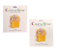 Set of 2 Large Pastel Colorful Filler Tissue Wrap Swirls