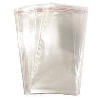 200 Pcs 3"x8" Clear Resealable Cello/Cellophane Bags Self Adhesive Sealing OPP Treat Bags for Bakery Candle Candy Cookie Prints Card Pretzels Lollipops Cake Pops Gift Packaging Decoration Storage