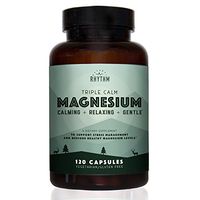 Triple Calm Magnesium - 150mg of Magnesium Taurate, Glycinate, and Malate for Optimal Relaxation, Stress and Anxiety Relief, and Improved Sleep. 120 Capsules.