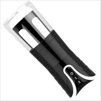 Man T-Shirt Female's Moaning Sounds Men's Auto Suck Smart Aircrāft Cup Lasting Erection Exercises,Earphone + External Sound As Comfortable As The Tongue of The Real Person. AFG