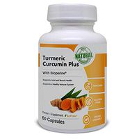 Turmeric Curcumin Plus | The Natural Super-Spice Supplement in Support of a Healthy Immune System and Joint & Muscle Health. with BioPerine. 60 Capsules