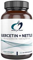 Designs for Health Quercetin + Nettles Capsules - 600mg Flavonoids, High in Natural Vitamin C (90 Capsules)