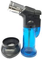 HHB Eclipse Triple Jet Flame Cigarette Cigar Lighter Table Torch, w/Removable Stand, 2ct, 1858-2