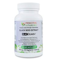 BlacQumin: 100% Black Seed Extract, 500 mg, with Thymoquinone 5%: Supercritical Fluid Extraction, Extra Strength, 90 Vegetarian Capsules