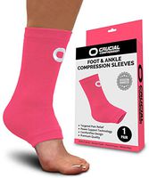 Ankle Brace Compression Sleeve for Men & Women (1 Pair) - BEST Ankle Support Foot Braces for Pain Relief, Injury Recovery, Swelling, Sprain, Achilles Tendon Support, Heel Spur, Plantar Fasciitis Socks