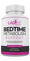 Bedtime Metabolism Support Nocturnal Weight Management Supplement with Rich Amino Acid & Stimulant Free Support Metabolism While You Sleep Especially for Women Made in The USA by Ladyme - 60 Capsules