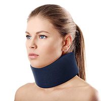 ORTONYX 3.5" Ergonomic Cervical Collar/Neck Support Brace / ACNS03 Dark Blue Large