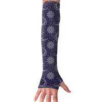 Cooling Arm Sleeves Monn and Sun UV Protection Hands Arm Cover Long Arm Sleeve Glove