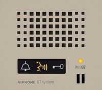 Aiphone Corporation GT-DP-L Audio Panel for GT Series, Multi-Tenant Intercom, Entrance Stations, Fire Retardant, ABS Plastic Construction, 4-5/16" x 3-3/4" x 5/16", Beige
