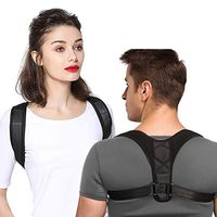 Posture Corrector for Men Women, Upper Back Brace Effective Back Holder Straightener Comfortable Posture Brace Strap Adjustable Posture Correct Trainer for Clavicle Support & Neck Shoulder Pain Relief