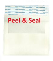 500 A4 Ivory Peel and Seal (4 1/4" x 6 1/4") 4x6 Wedding Shower Announcement Photo Envelopes