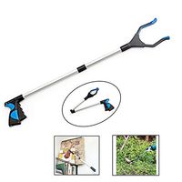 32Inch Foldable Reacher Grabber Tool, Lightweight Aluminum Extender Long Arm Reacher Trash Pickers Reaching Aid Tool