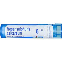 Boiron, Single Remedies Hepar Sulphuris Calcareum, 6C, Approx 80 Pellets