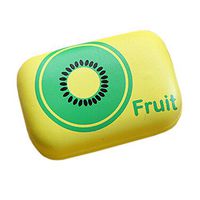 Fashion Contact Lens Case with Mirror Contact Lens Container Fruit Yellow