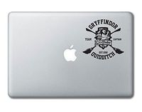 Gryffindor Quidditch Team Hogwarts Harry Potter Printed Clear Vinyl Decal Sticker Compatible with Apple MacBook Pro Air 11" 12" 13" 15" All Years Laptop Trackpad Keyboard (11", 12" Macbook)