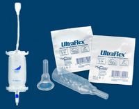 Complete Set-Up Urinary Incontinence One-Week, 7-Condom Catheters Self-Seal 29mm (Medium), + Premium Leg Bag Medium 19oz, 500ml Tubing, Straps & Fast and Easy Draining.