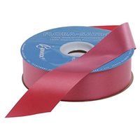 Ribbon Red Flora-Satin Decorative 1 7/16" x 100 Yards