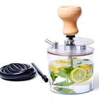 10" Mini Hookah, 1 Hose Hookah Combo Kit Set, Premium Arab Hookah Set, Shisha Smoking Party Set with 1 Pro Lounge Hoses