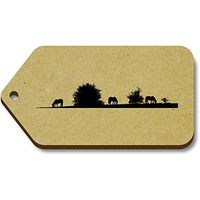 Azeeda 10 x 'Safari Silhouette' 66mm x 34mm Gift Tags (TG00001773)