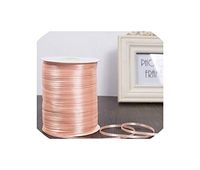 3mm Silk Satin Ribbons Christmas Halloween Baby Shower Birthday Party Wedding Gift Wrapping White Blue Pink Green Purple Ribbons,Champagne