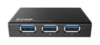 D-Link 4-Port USB 3.0 SuperSpeed USB Hub Including 4 Fast Charging Ports, Micro USB Port and 5V/4A Power Adapter (DUB-1340)