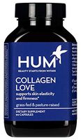 HUM Collagen Love - Type I & III Collagen Peptides Supplement for Skin with Hyaluronic Acid (90 Capsules)