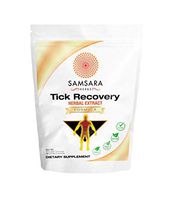 Samsara Herbs Tick Recovery Herbal Powder Formula (4oz/114g) - Japanese Knotweed, Cat's Claw, SIDA Acuda, Houttuynia Cordata, Stevia