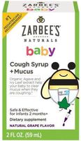 Zarbees Baby Cough Syrup & Mucus Reducer (Pack of 2)
