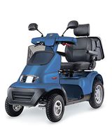 Afikim - Afiscooter S4 - Full Size Mobility Scooter - 4-Wheel - Blue
