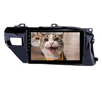 HD Touchscreen 10.1 inch Android 8.1 Radio for Toyota Hilux 2016-2018 RHD Bluetooth GPS Navi Head Unit Steering Wheel Control 3G WiFi Mirror Link