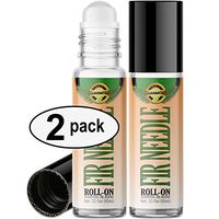 Fir Needle Roll On Essential Oil Rollerball (2 Pack - Pure FIR Needle Oil) Pre-diluted with Glass Roller Ball for Aromatherapy, Kids, Children, Adults Topical Skin Application - 10ml Bottle
