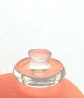 Round-shaped Push in Silicone Nose Pads L= 9 mm (1, 3, 5 or 10 pairs by your own selection) (3 pairs)