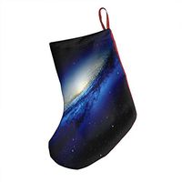 Galaxy Blue Personalized Xmas Socks Hanging Decoration Candy Bag Party Holiday Christmas Santa Claus Home Decor Gift
