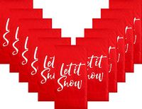 Christmas Holiday Disposable 2-Ply Paper Guest Towels - 2 Packs - 60 Total Towels - Let It Snow