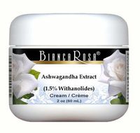 Ashwagandha (Indian Ginseng) Extract (1.5% Withanolides) Cream (2 oz, ZIN: 514068)
